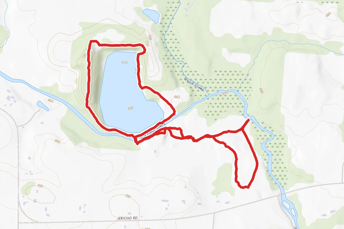 Big Rock Forest Preserve Trail