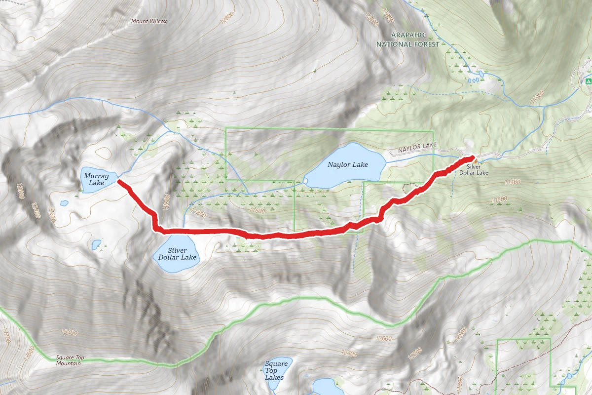 Silver Dollar Lake and Murray Lake Trail