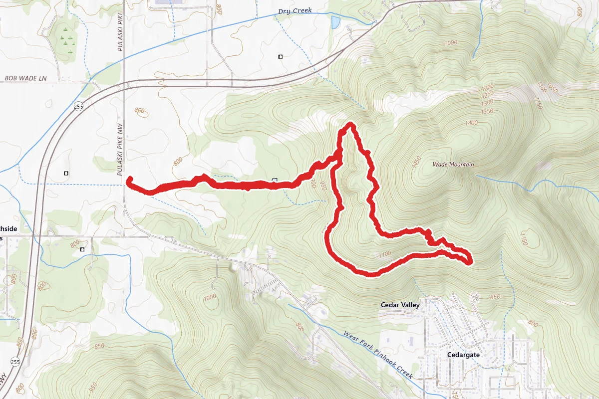 Fossil Bench and Bostick Trail Loop