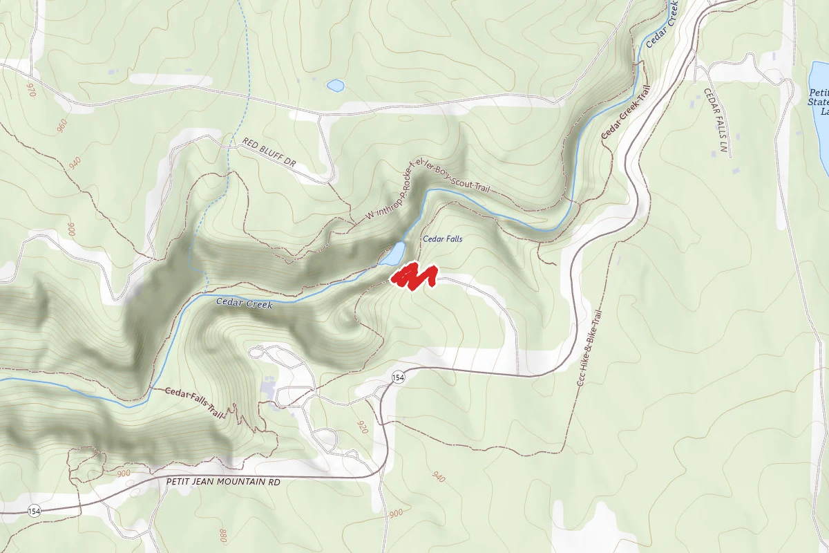 Cedar Falls Overlook ADA walk