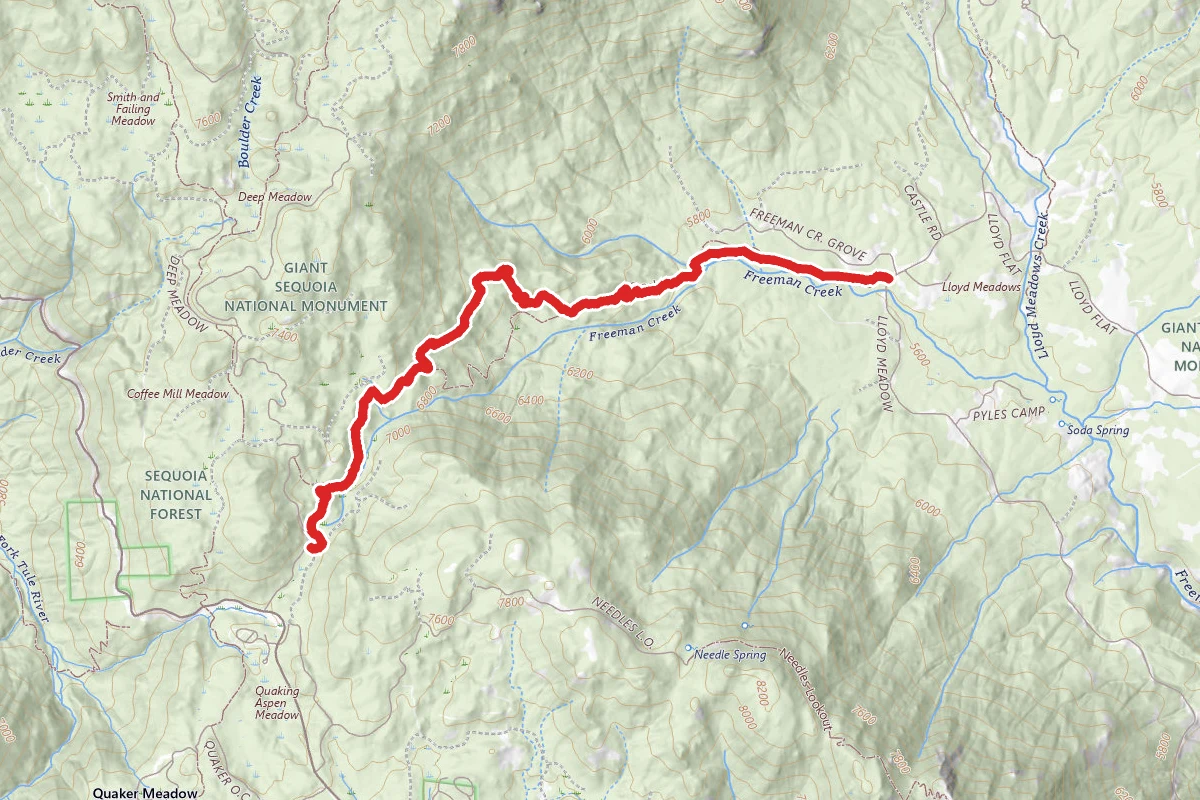 Freeman Creek Trail