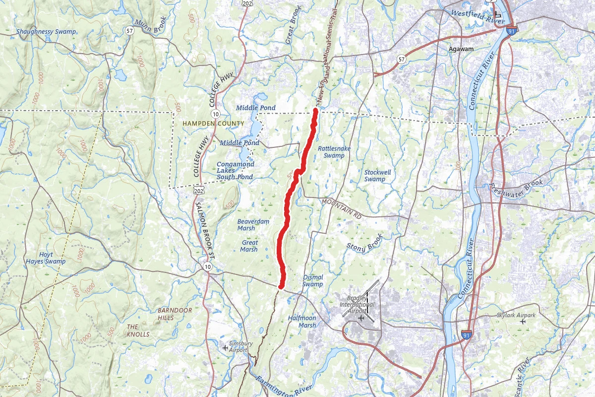 Suffield Mountain Trail