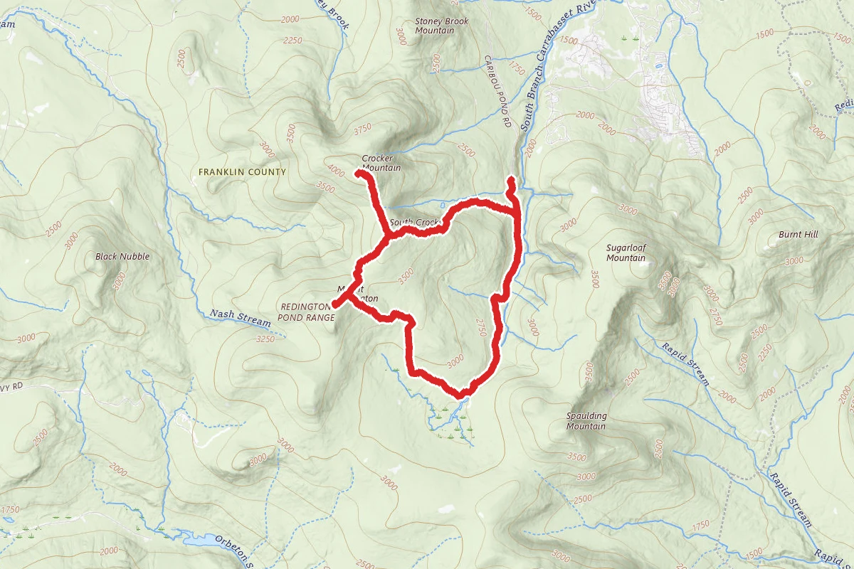 Crocker Mountain, South Crocker Mountain and Mount Redington Loop