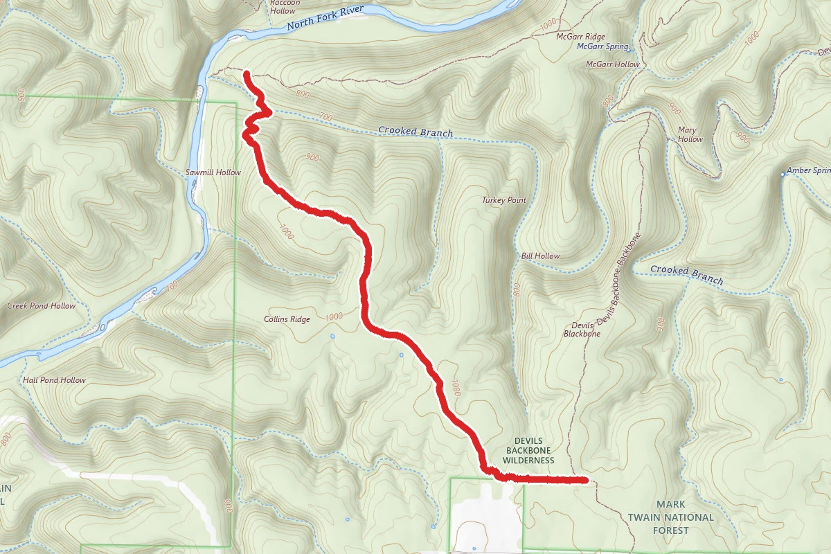 Devils Backbone-Collins Ridge