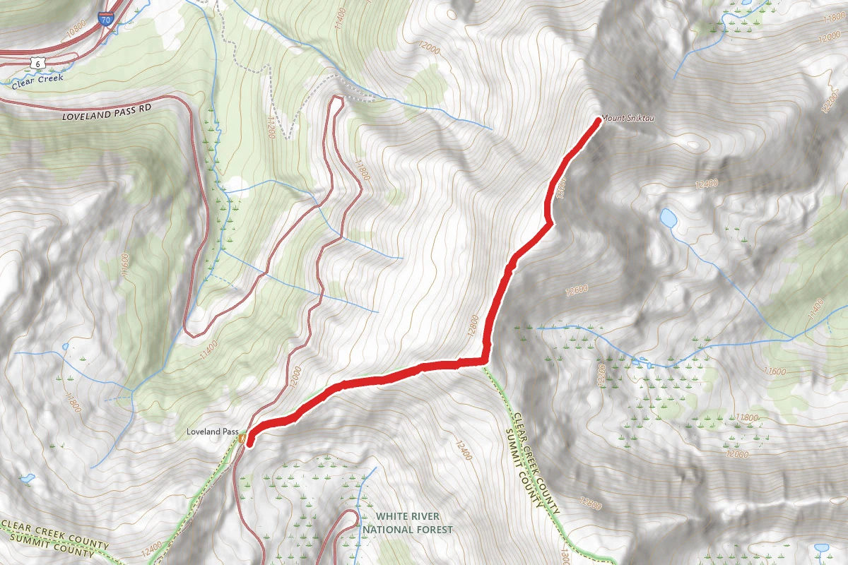 Sniktau Mountain Trail