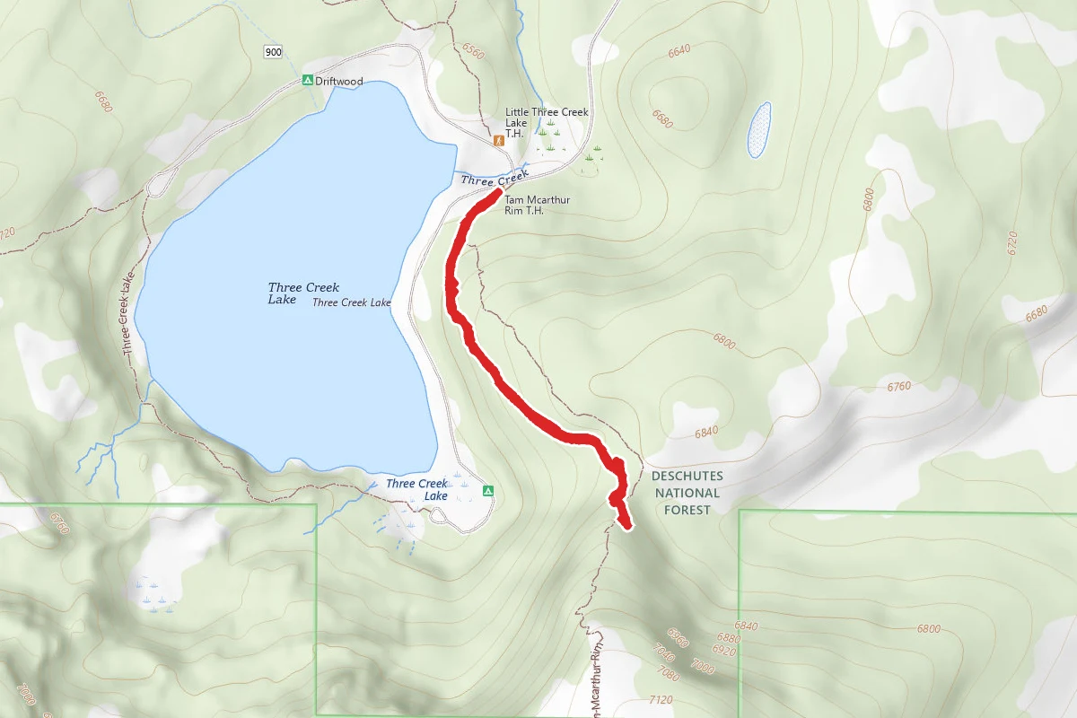 Three Creek Lake Trail