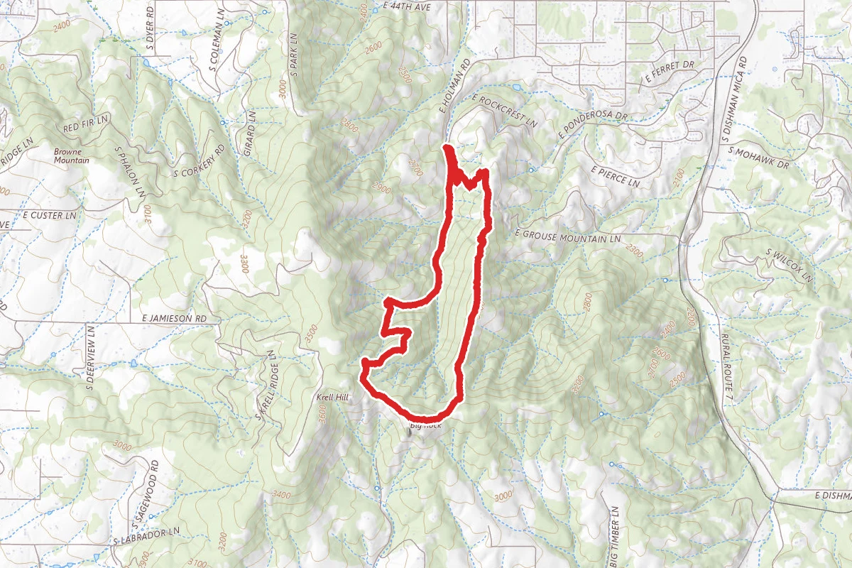 Iller Creek Conservation Area Trail