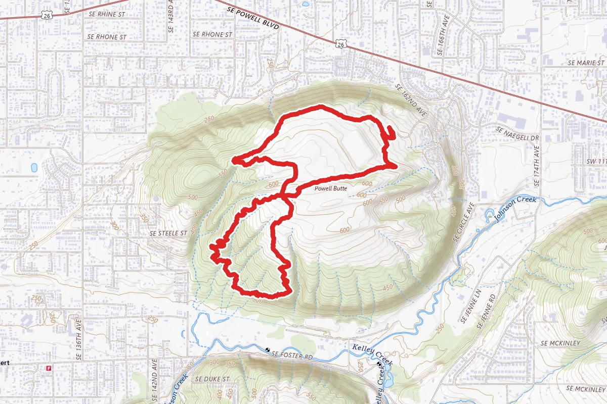 Forest Edge, Meadow Lane, Douglas Fir, Summit Lake, Mountain View Loop