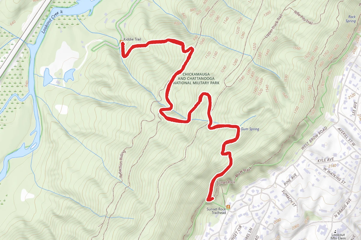 Kiddie Trail to Sunset Rock