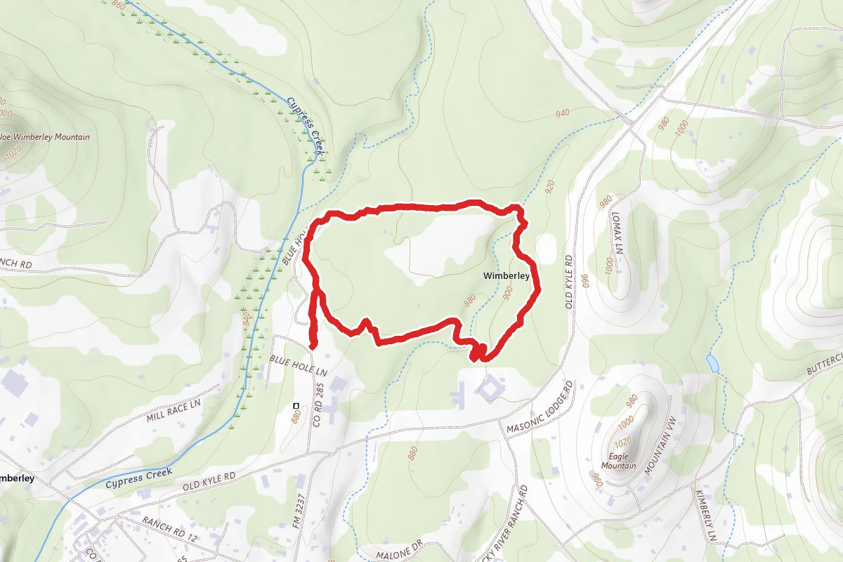 Blue Hole Park Trail Loop