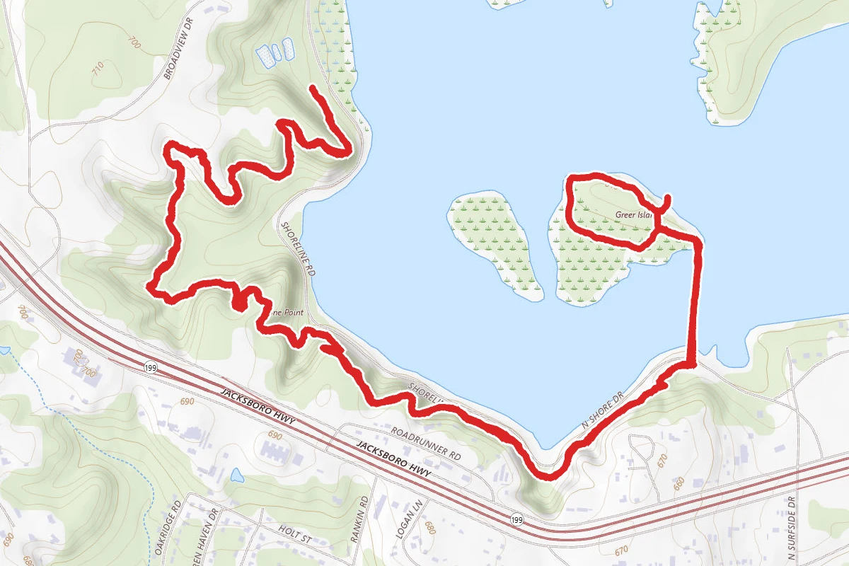 Greer Island and Canyon Ridge Trail