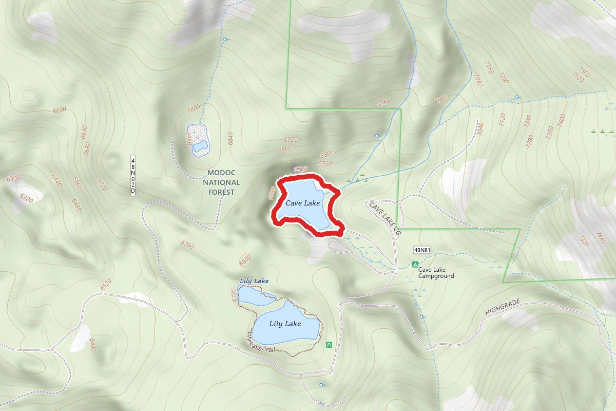 Cave Lake Trail