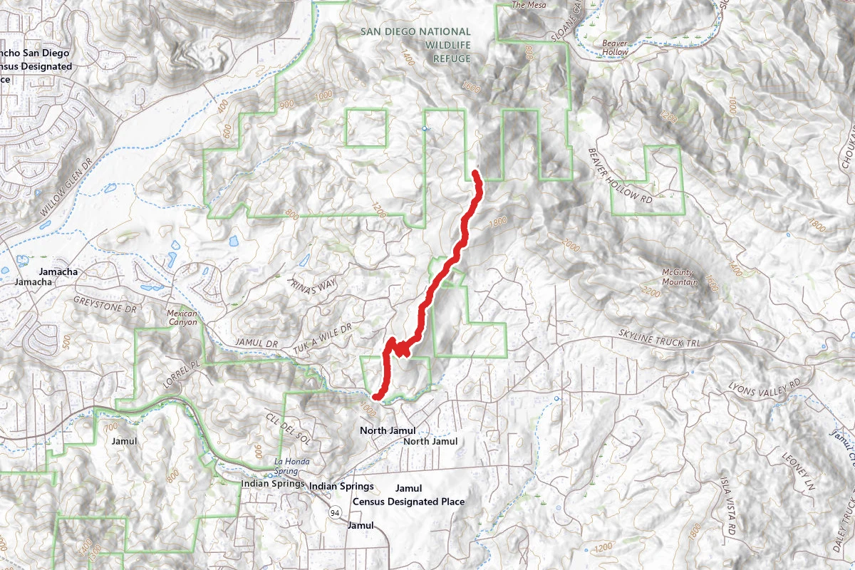 McGinty Mountain Trail