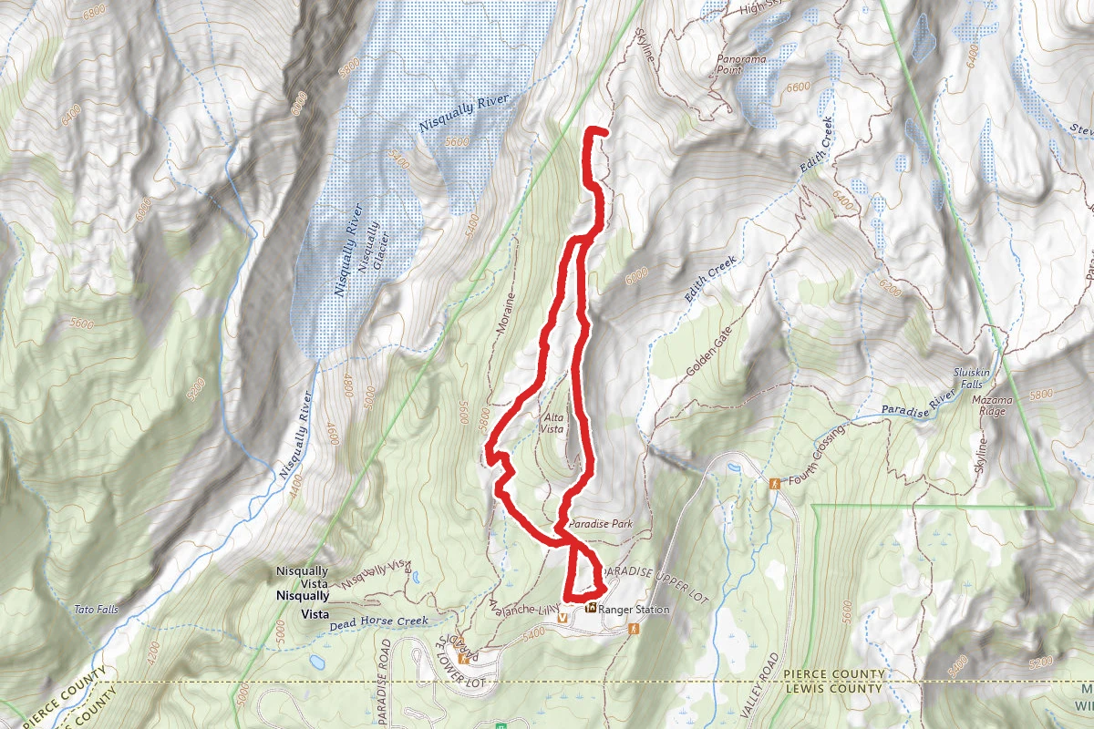 Glacier Vista Loop via Skyline Trail