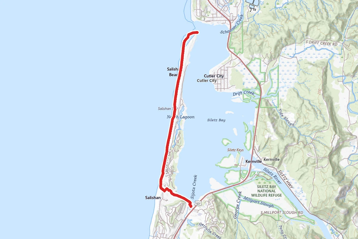Salishan Spit Trail