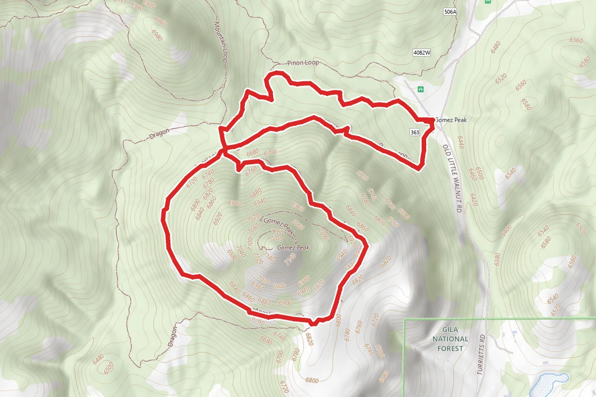 Pinon Trail and Angel Loop Trail