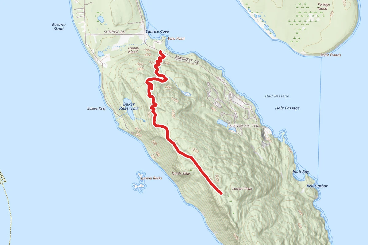 Lummi Peak Trail