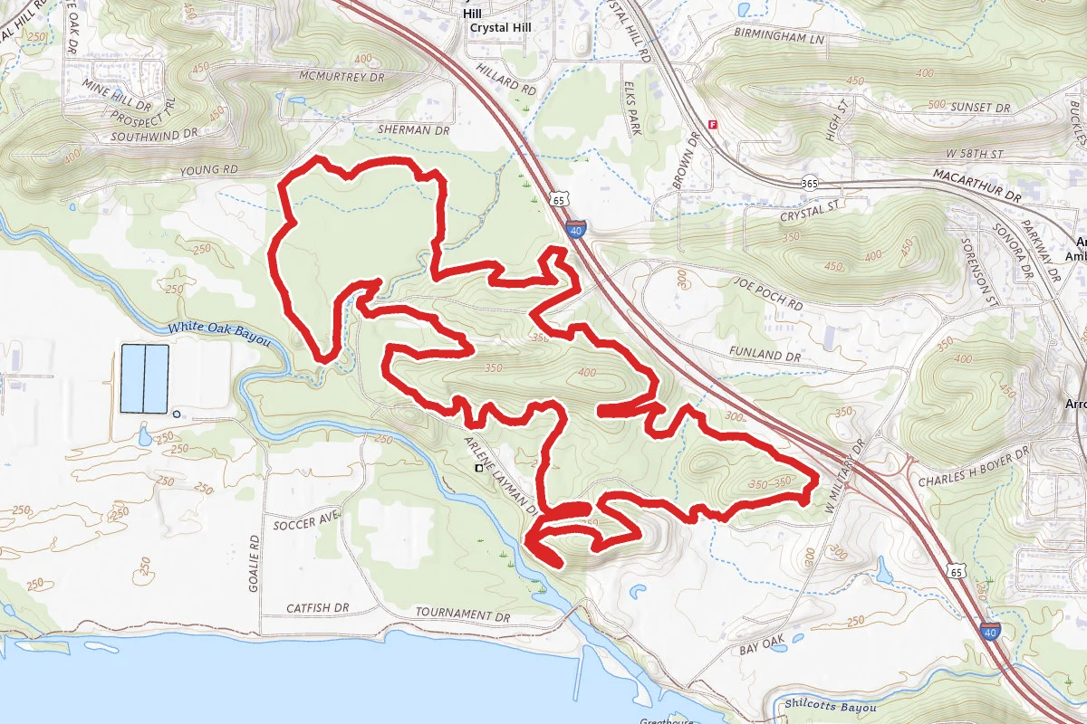 Burns Park MTB Trail