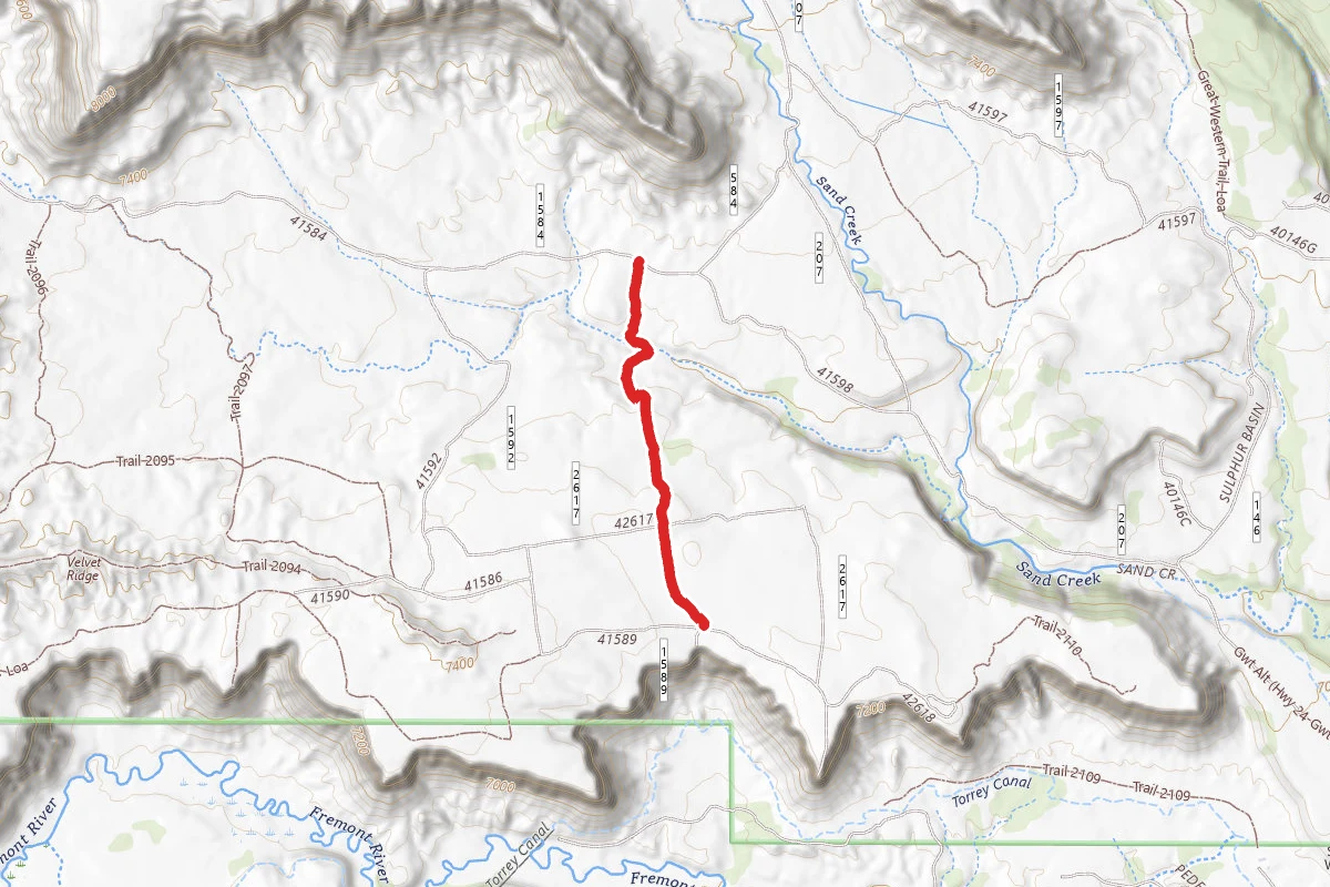 Great Western Trail, Loa