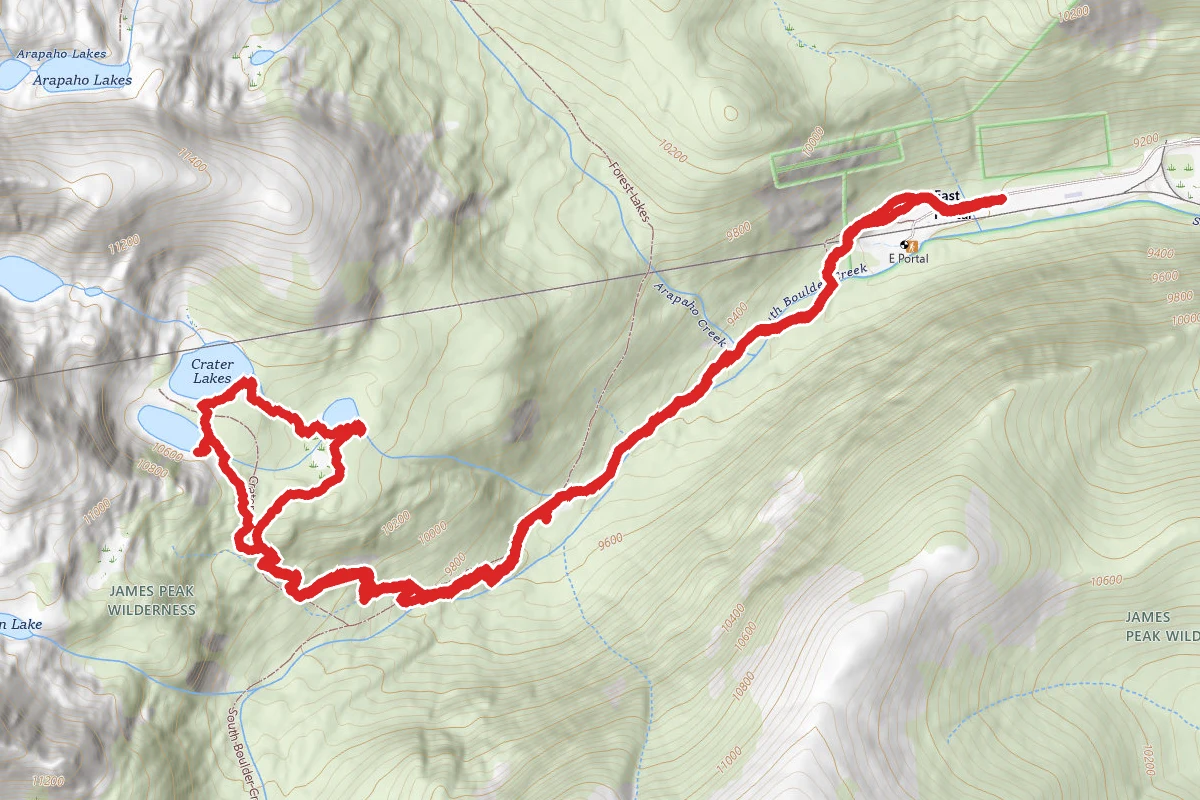 Lower Crater Lakes via Rogers Pass Trail