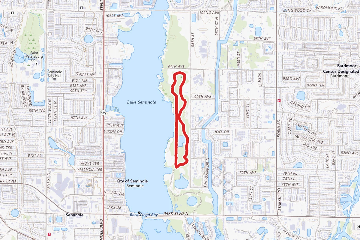 Lake Seminole Park Trail