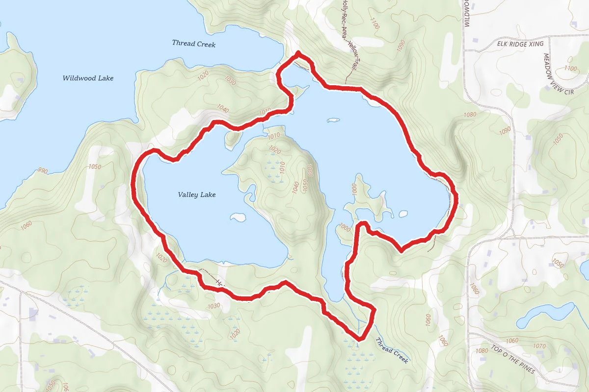 Wildwood and Valley Lake Trail