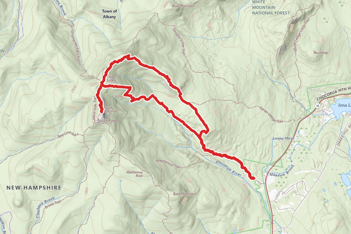 Mount Chocorua and Carter Ledge Loop
