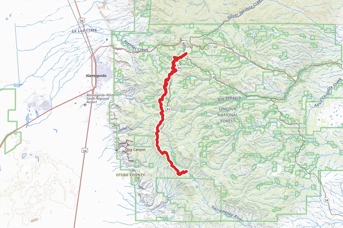 National Recreation Rim Trail (Trail 105)