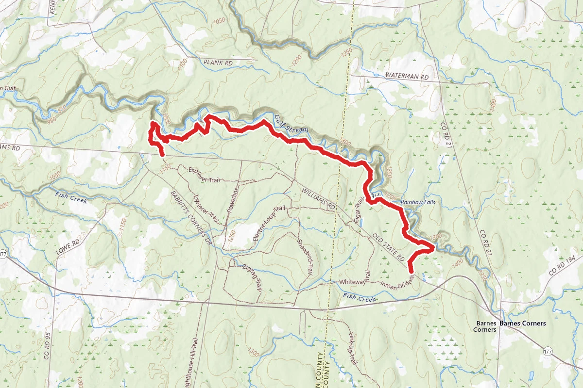 Oak Rim, John Young, and Inman Glide Trail