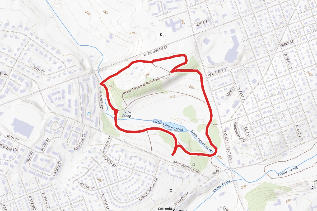 Main and Upper Trexler Park Loop