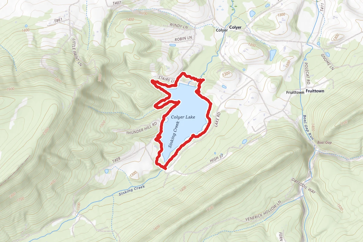 Colyer Lake Loop