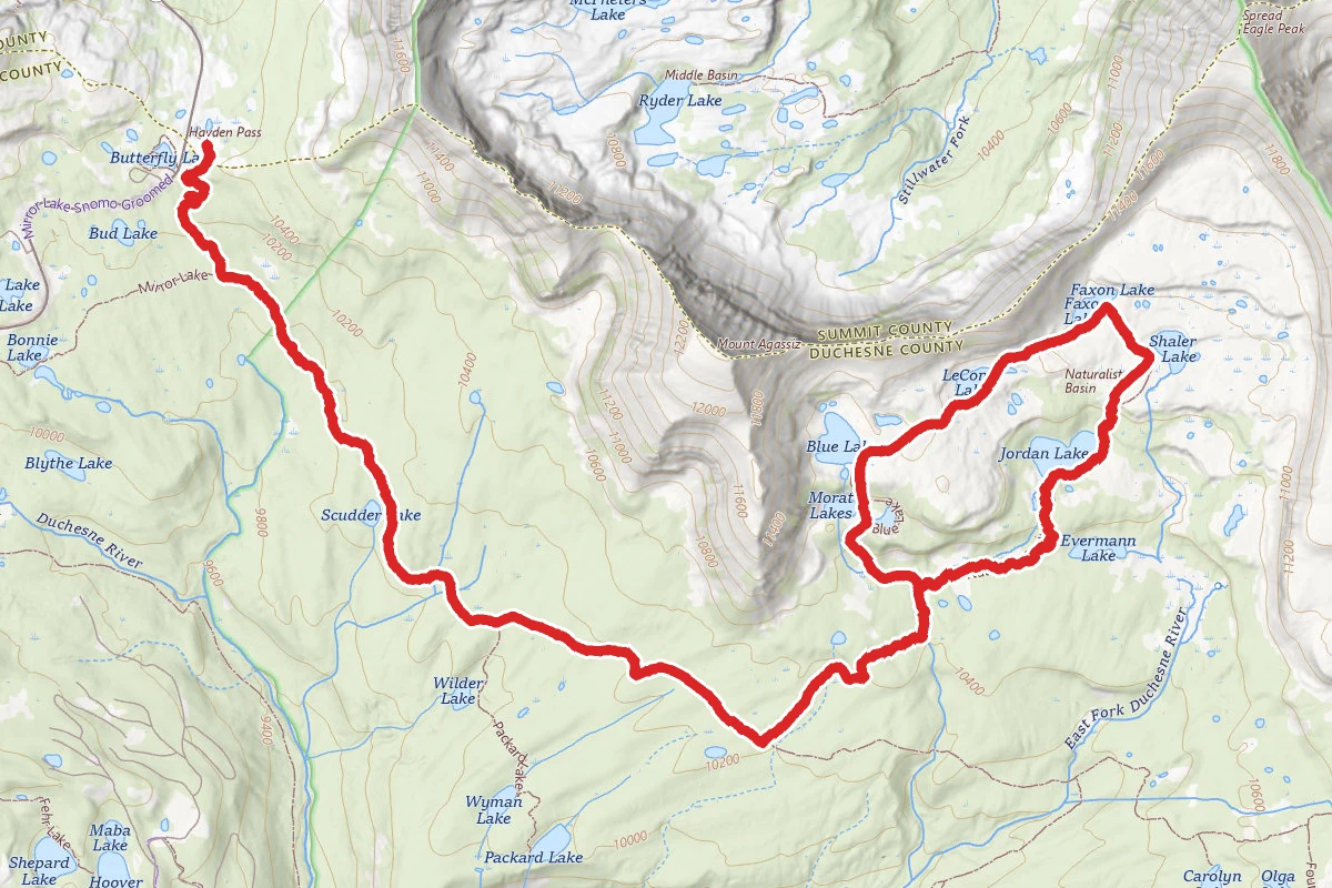 Naturalist Basin Trail