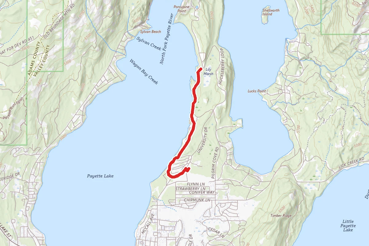 Payette Lake Peninsula Trail