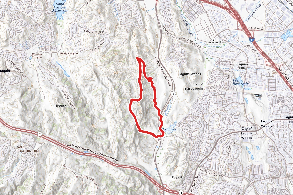 Little Sycamore Canyon, Serrano Ridge, and West Canyon Loop