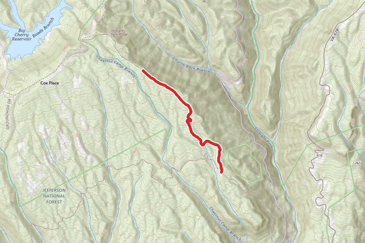 Straight Fork Ridge