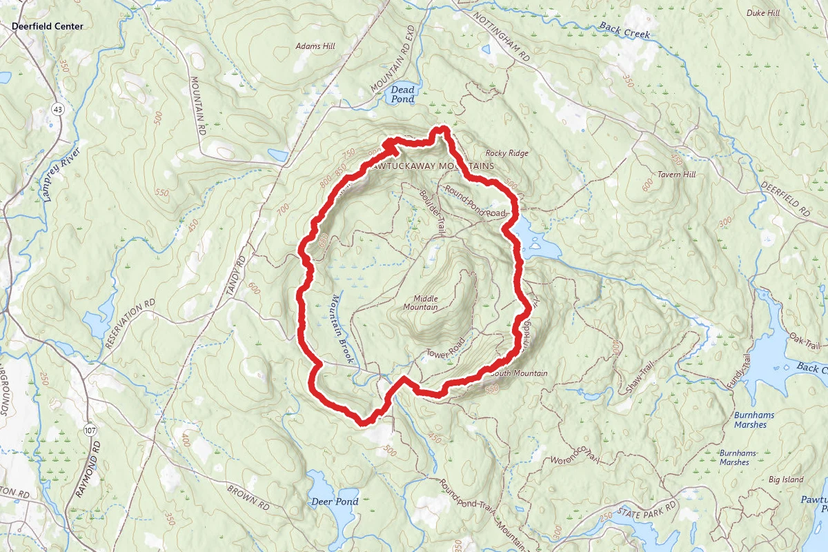 North Mountain and South Mountain