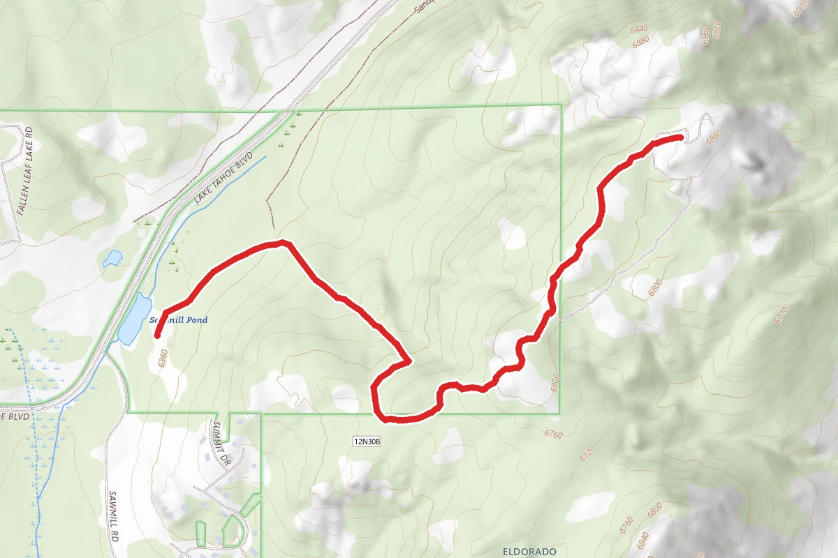 Twin Peaks via Sawmill Pond OHV Trail