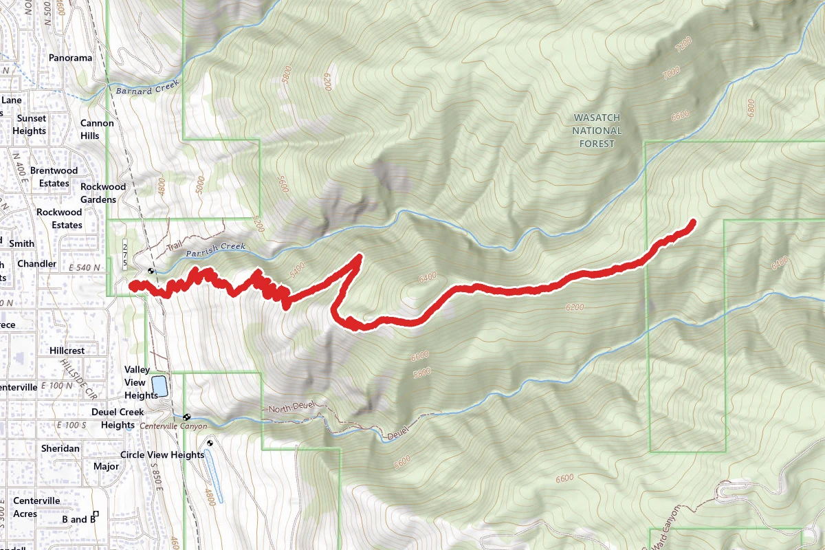 Centerville Peak Trail