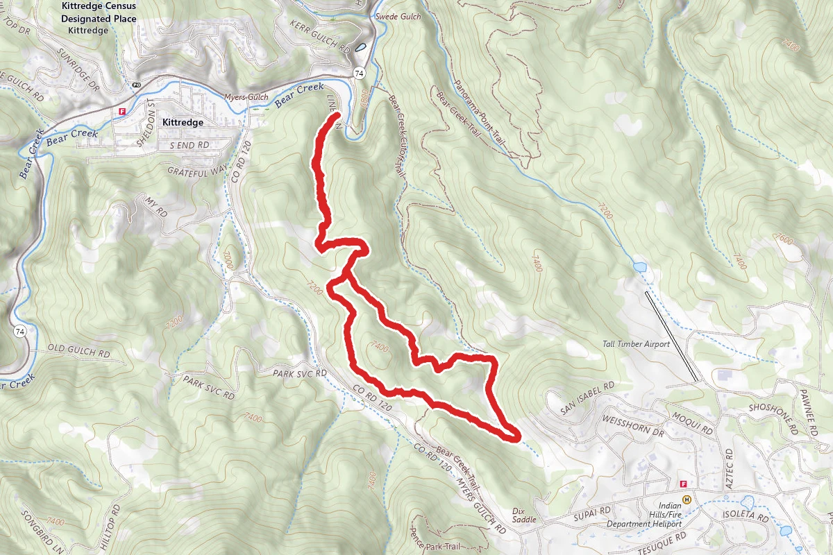Picnic and West Ridge Loop