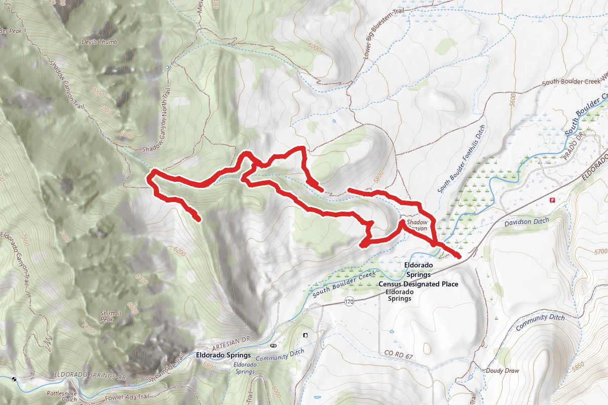 Shadow Canyon Loop