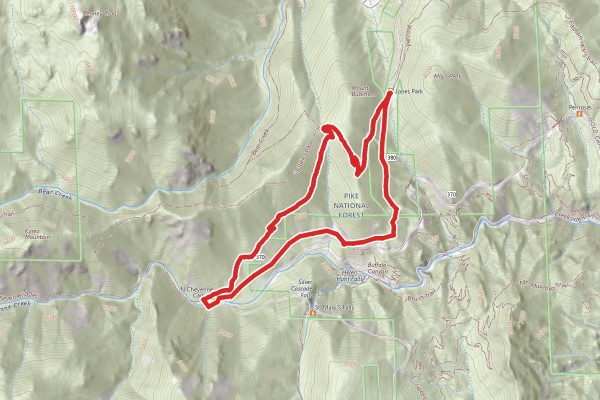 Mount Buckhorn Loop via High Drive