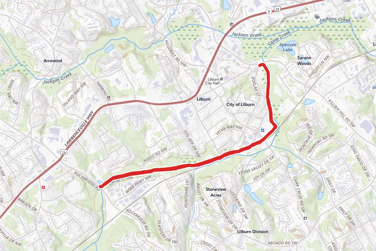Camp Creek Greenway Trail