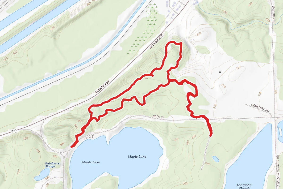 Paw Paw Woods Nature Preserve Loop