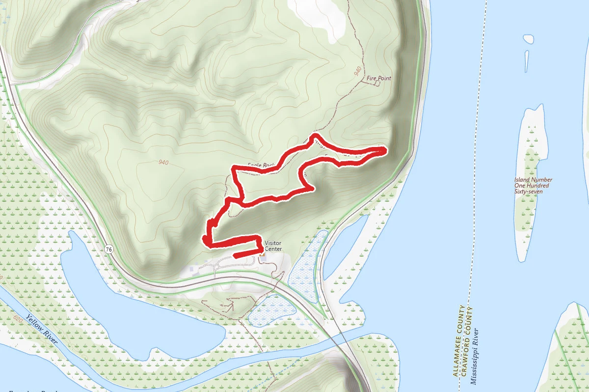 Eagle Rock, Fire Point and Little Bear Mound Group Loop