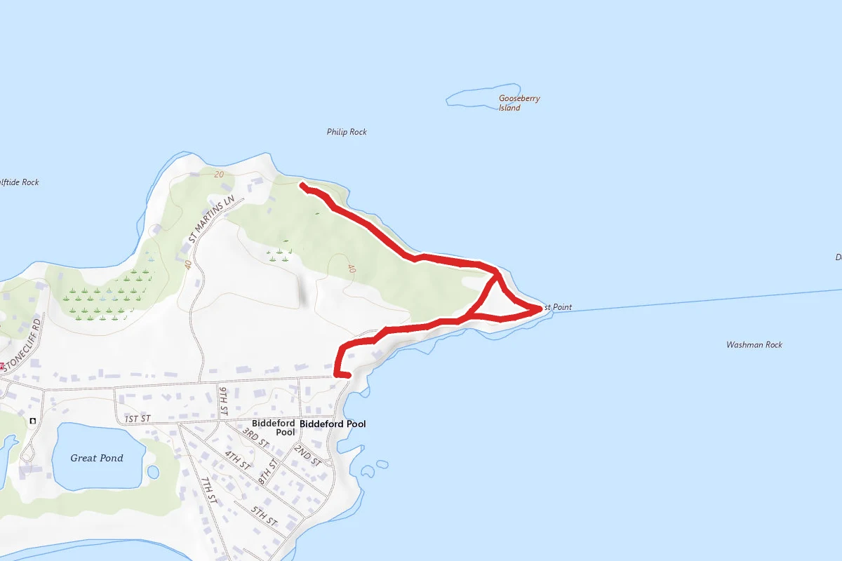 East Point Audubon Sanctuary Trail