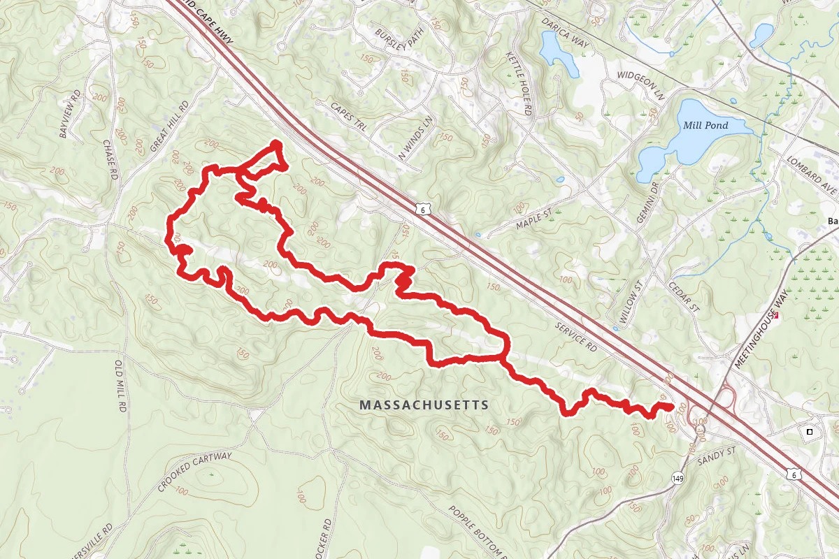 Trail of Tears Loop via Scott Rock, Lookout, and North Ridge Trail