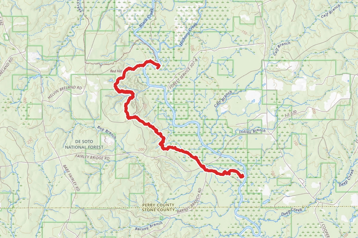 Black Creek Trail via Fairley Bridge Landing