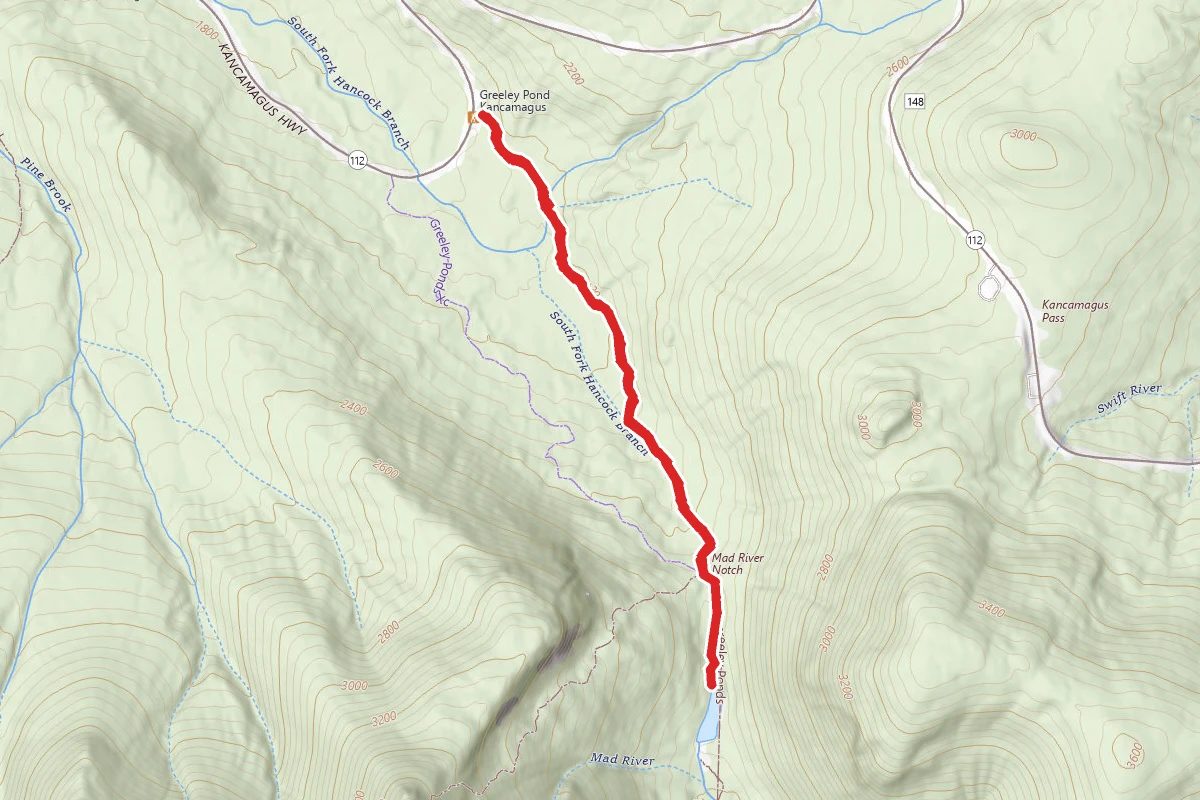Upper Greeley Ponds via Kancamagus Highway