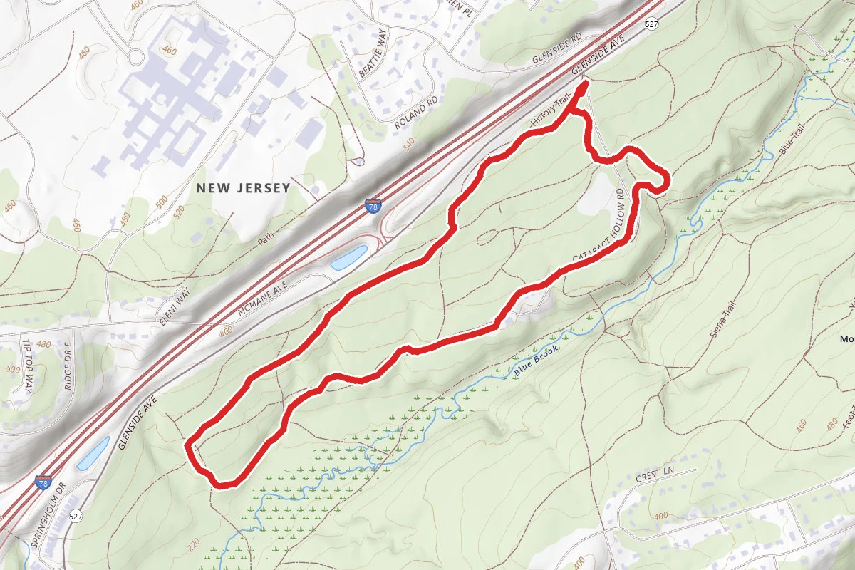 Watchung Reservation Purple Trail Loop