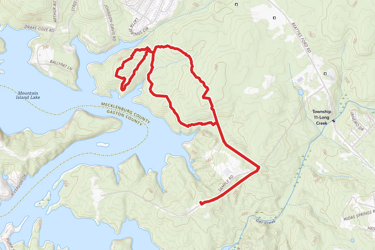 Hill Trail, Cove Trail, Split Rock Trail Loop